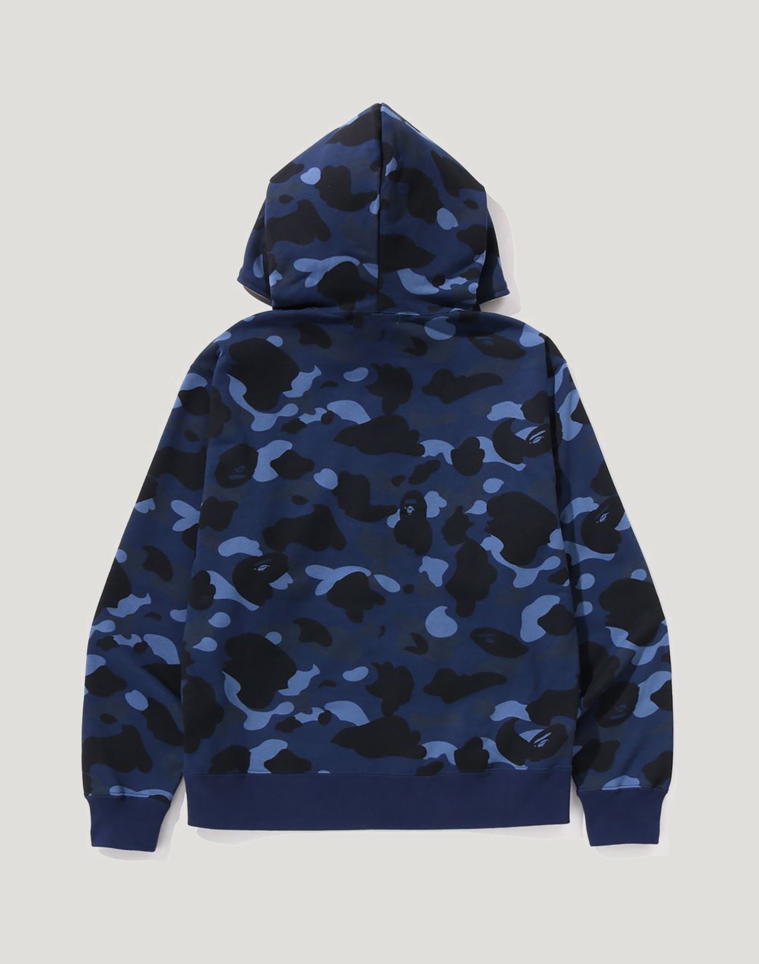 ONE POINT COLOR CAMO CROPPED FULL ZIP HOODIE MENS