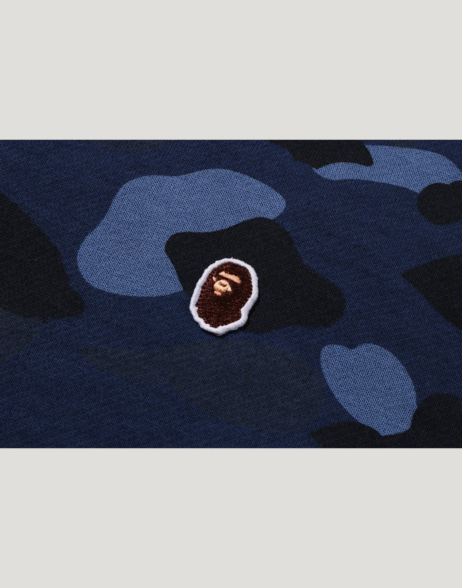 ONE POINT COLOR CAMO CROPPED FULL ZIP HOODIE MENS
