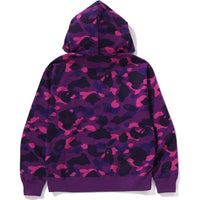 ONE POINT COLOR CAMO CROPPED FULL ZIP HOODIE MENS