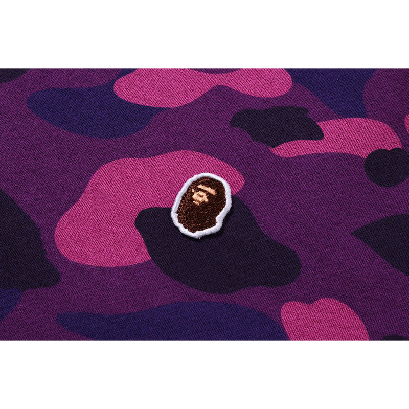 ONE POINT COLOR CAMO CROPPED FULL ZIP HOODIE MENS