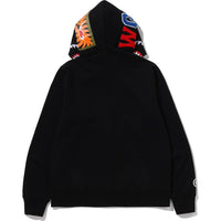 SHARK FULL ZIP HOODIE MENS