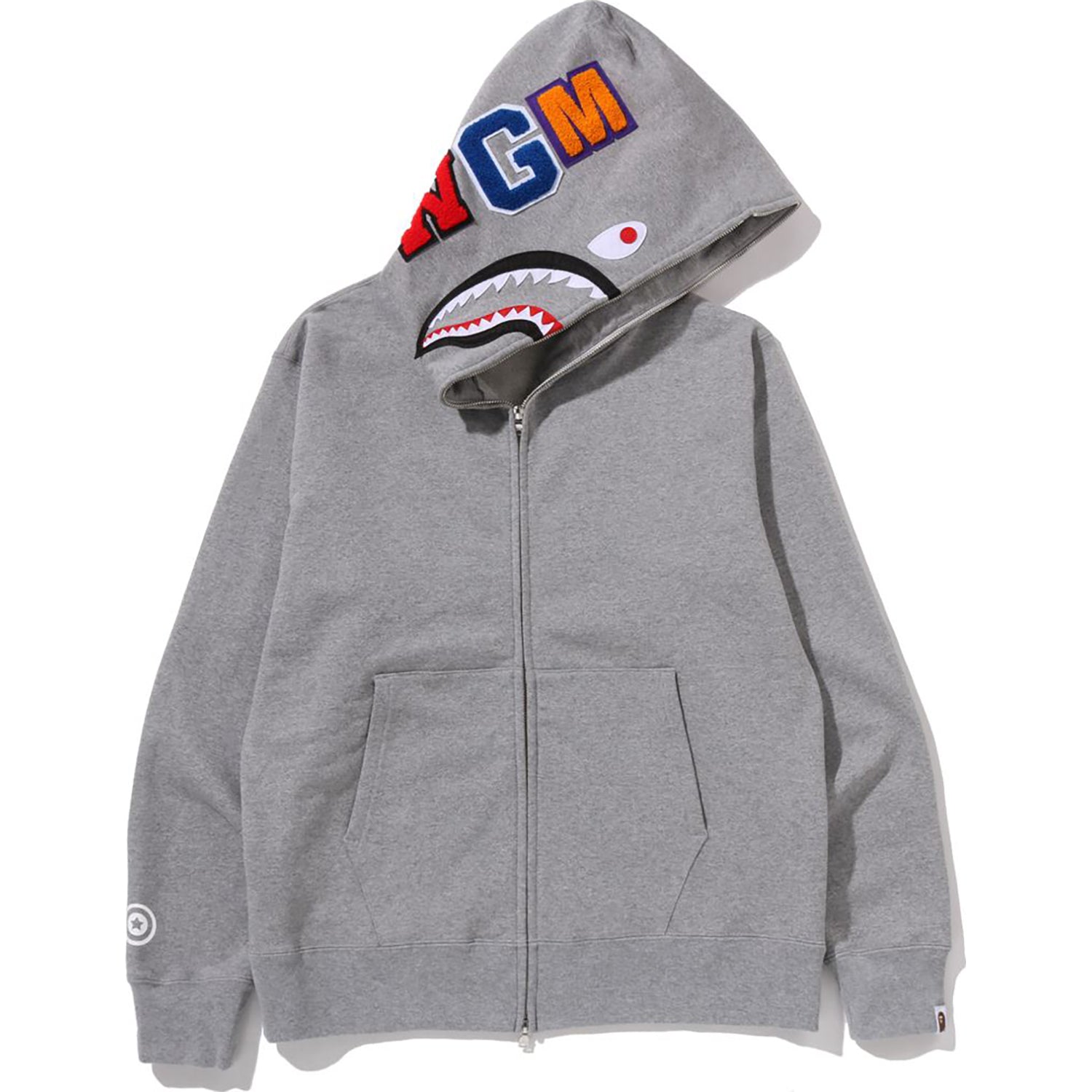 SHARK FULL ZIP HOODIE MENS – us.bape.com