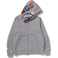 SHARK FULL ZIP HOODIE MENS