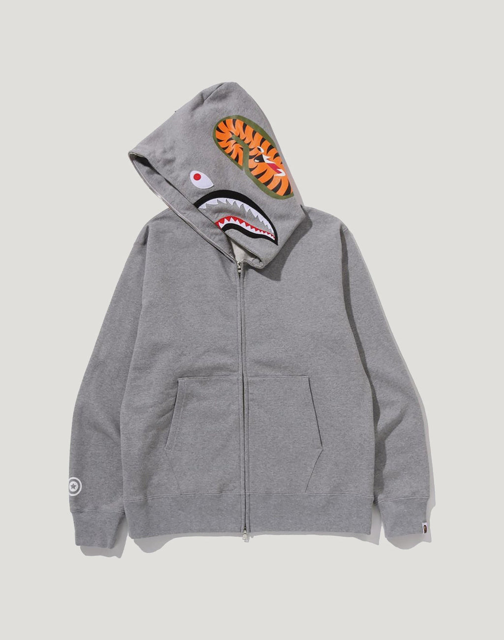 SHARK FULL ZIP HOODIE MENS