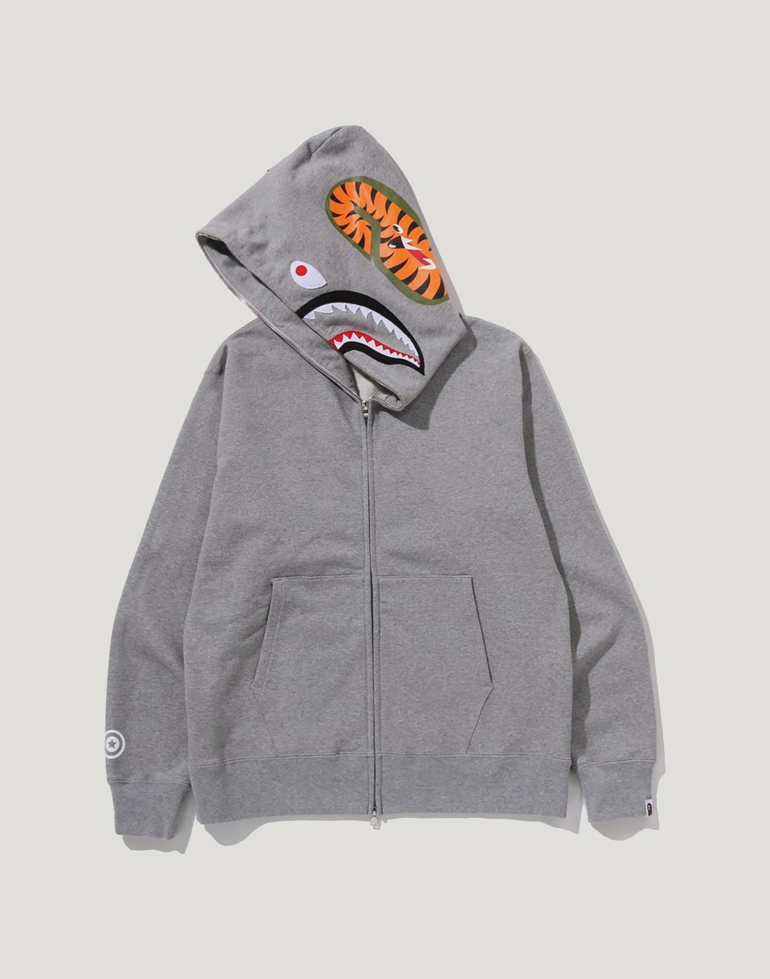 SHARK FULL ZIP HOODIE MENS