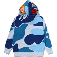 MEGA ABC CAMO DOUBLE SHARK RELAXED FIT FULL ZIP HOODIE MENS