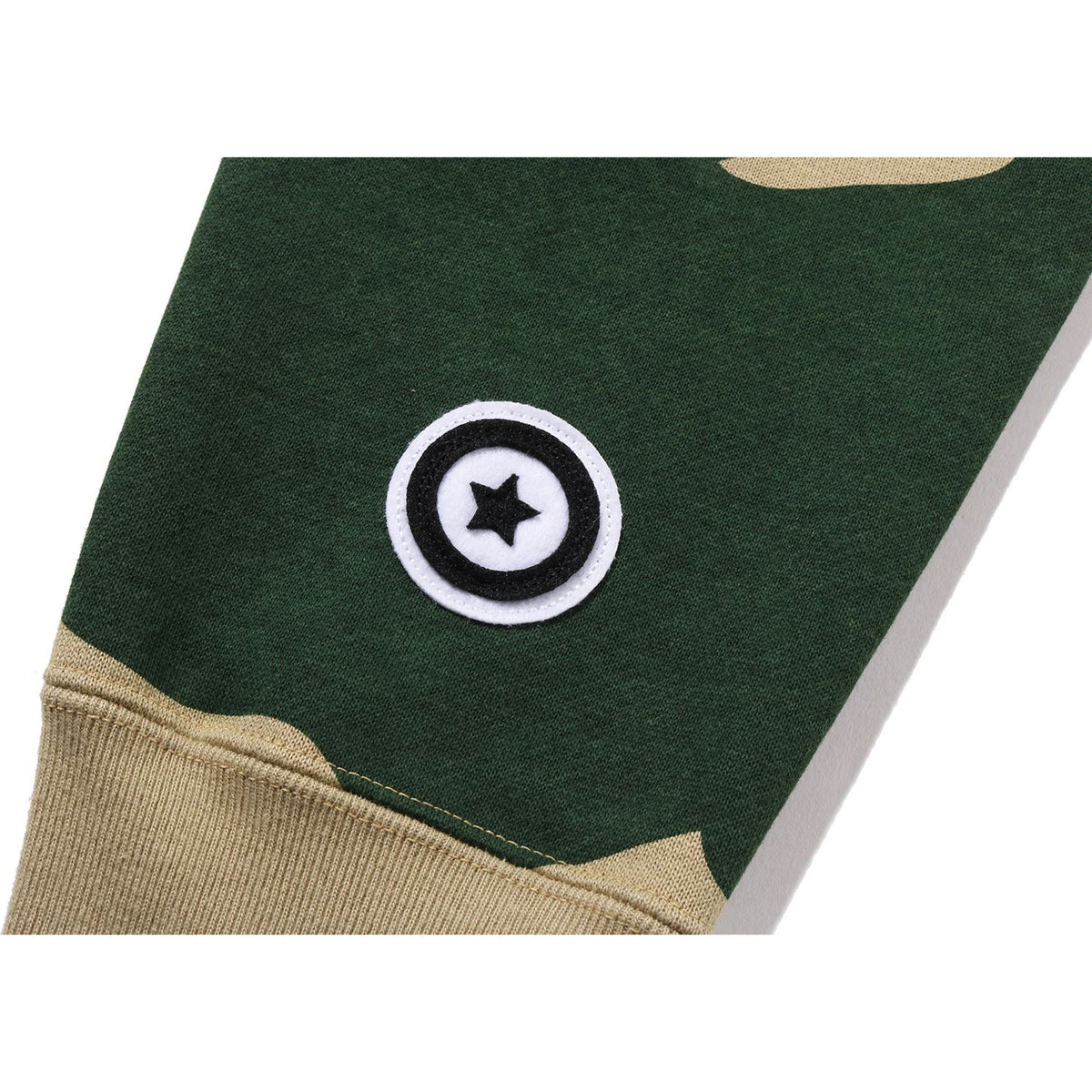 MEGA ABC CAMO DOUBLE SHARK RELAXED FIT FULL ZIP HOODIE MENS