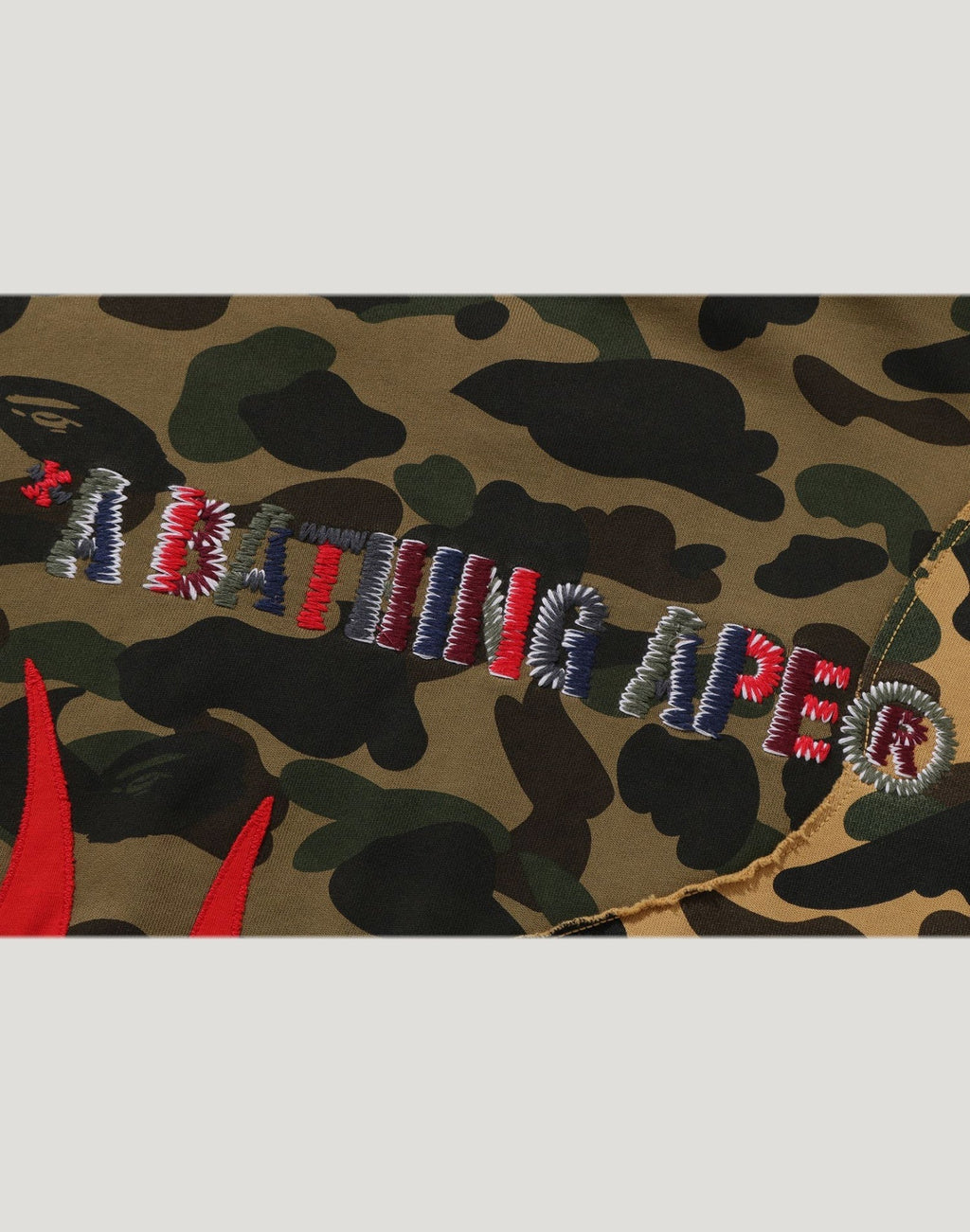 1ST CAMO UPCYCLED RELAXED FIT FULL ZIP HOODIE MENS