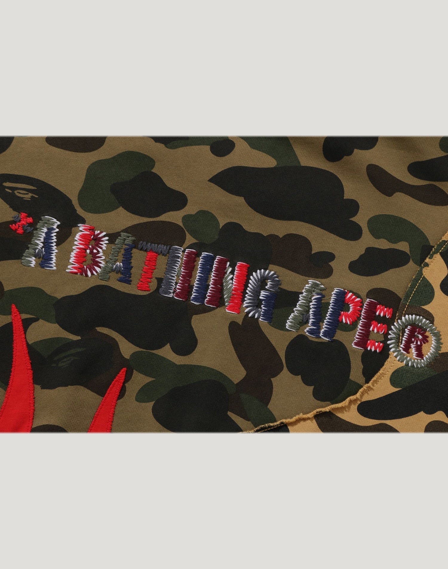 1ST CAMO UPCYCLED RELAXED FIT FULL ZIP HOODIE MENS