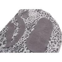 WILD LEOPARD PATTERN SHARK RELAXED FIT FULL ZIP HOODIE MENS
