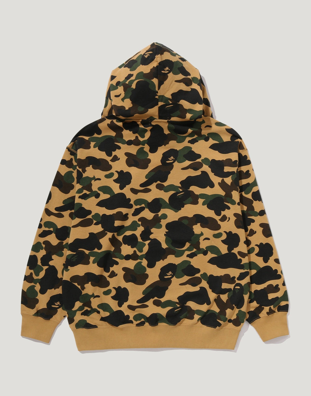 1ST CAMO BAPE LOGO RHINESTONE RELAXED FIT FULL ZIP HOODIE MENS