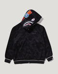 COLOR CAMO SHARK RELAXED FIT HOODIE TRACK JACKET MENS