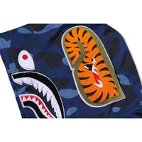 COLOR CAMO SHARK RELAXED FIT HOODIE TRACK JACKET MENS