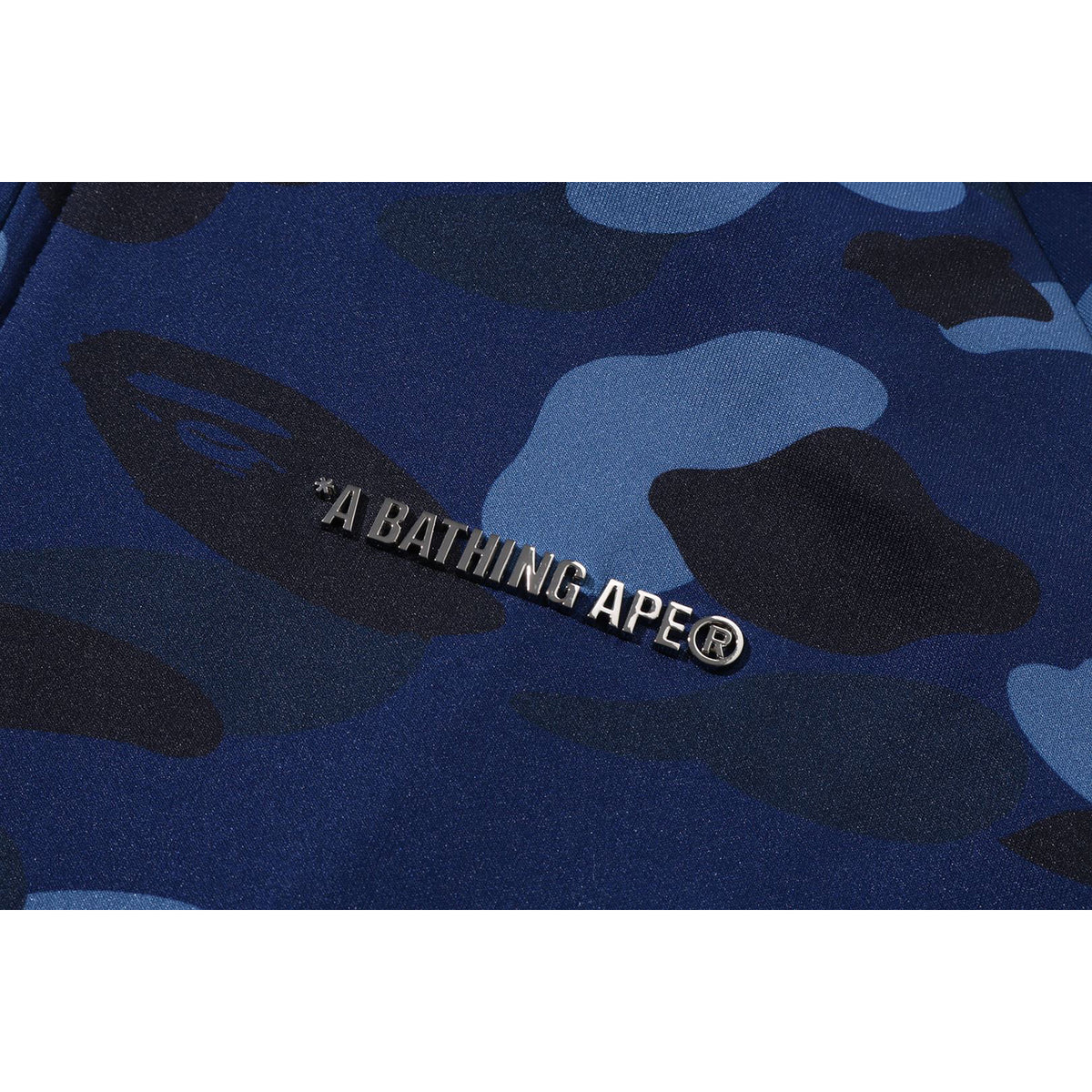 COLOR CAMO SHARK RELAXED FIT HOODIE TRACK JACKET MENS