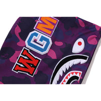 COLOR CAMO SHARK RELAXED FIT HOODIE TRACK JACKET MENS