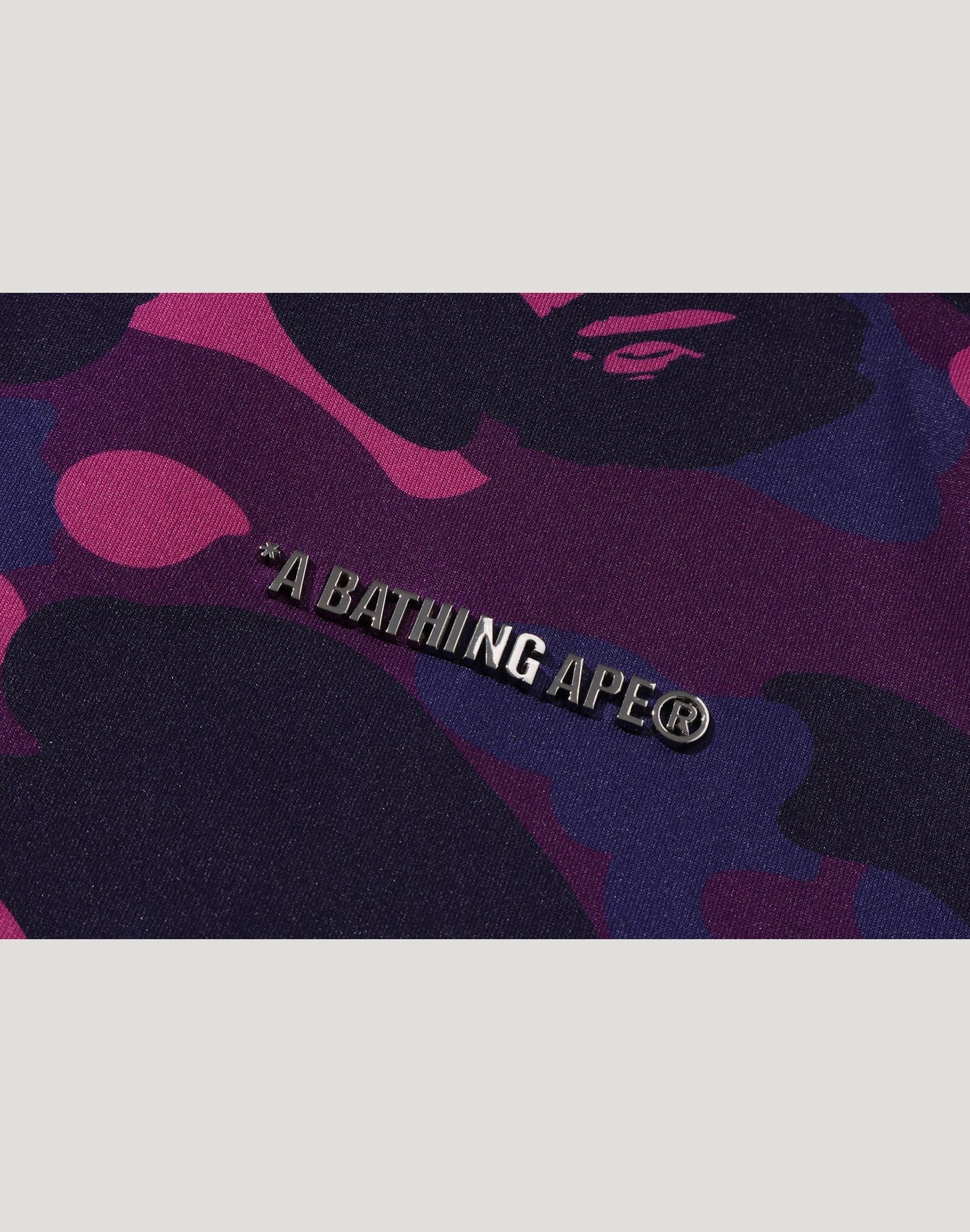 COLOR CAMO SHARK RELAXED FIT HOODIE TRACK JACKET MENS