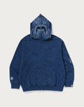 CLOUD CAMO TIGER UPCYCLED RELAXED FIT FULL ZIP HOODIE MENS