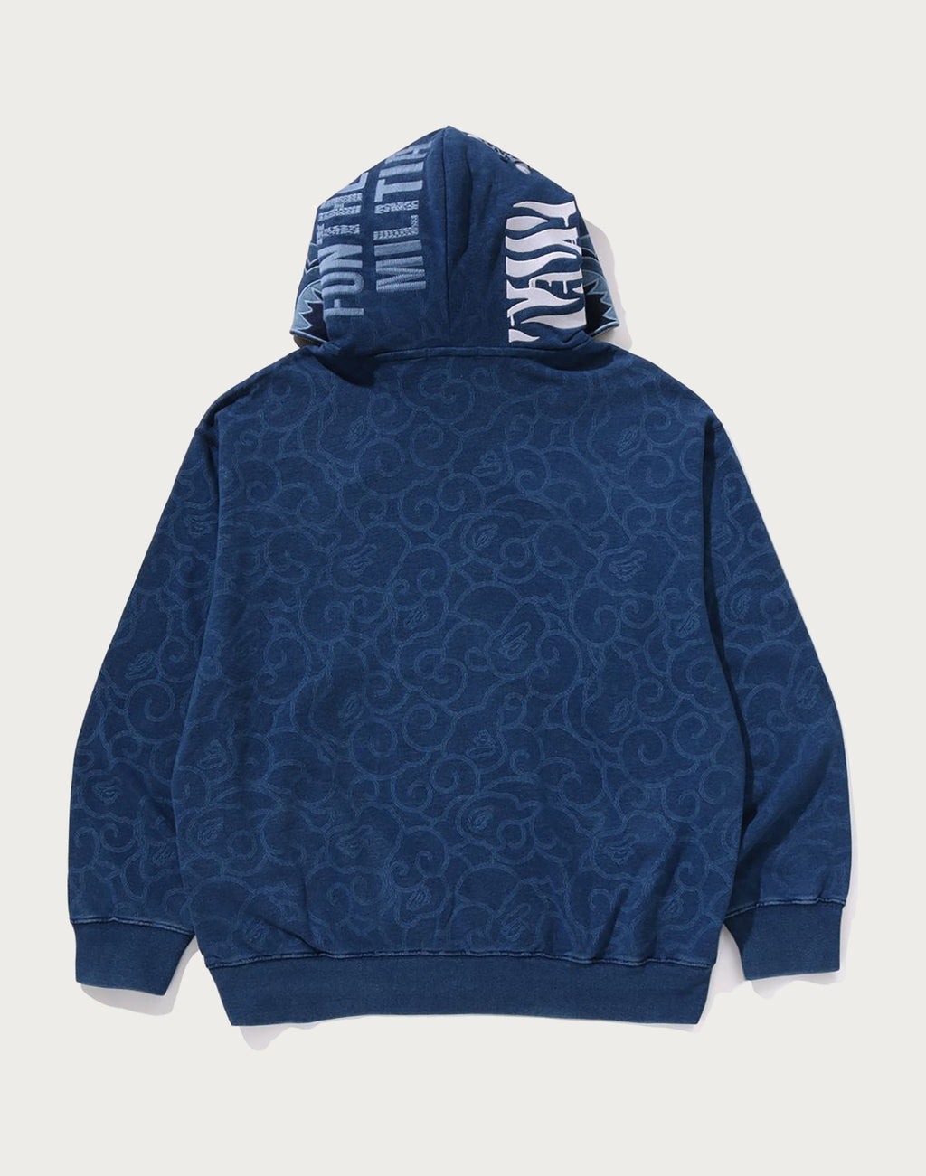 CLOUD CAMO TIGER UPCYCLED RELAXED FIT FULL ZIP HOODIE MENS