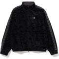 SOLID CAMO VELOUR METAL ONE POINT RELAXED FIT TRACK JACKET MENS