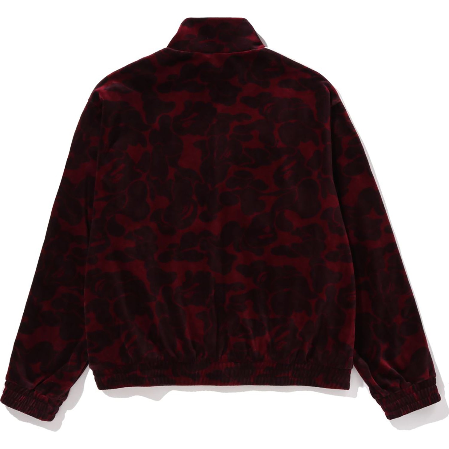 SOLID CAMO VELOUR METAL ONE POINT TRACK JACKET - BAPE Men's Jacket