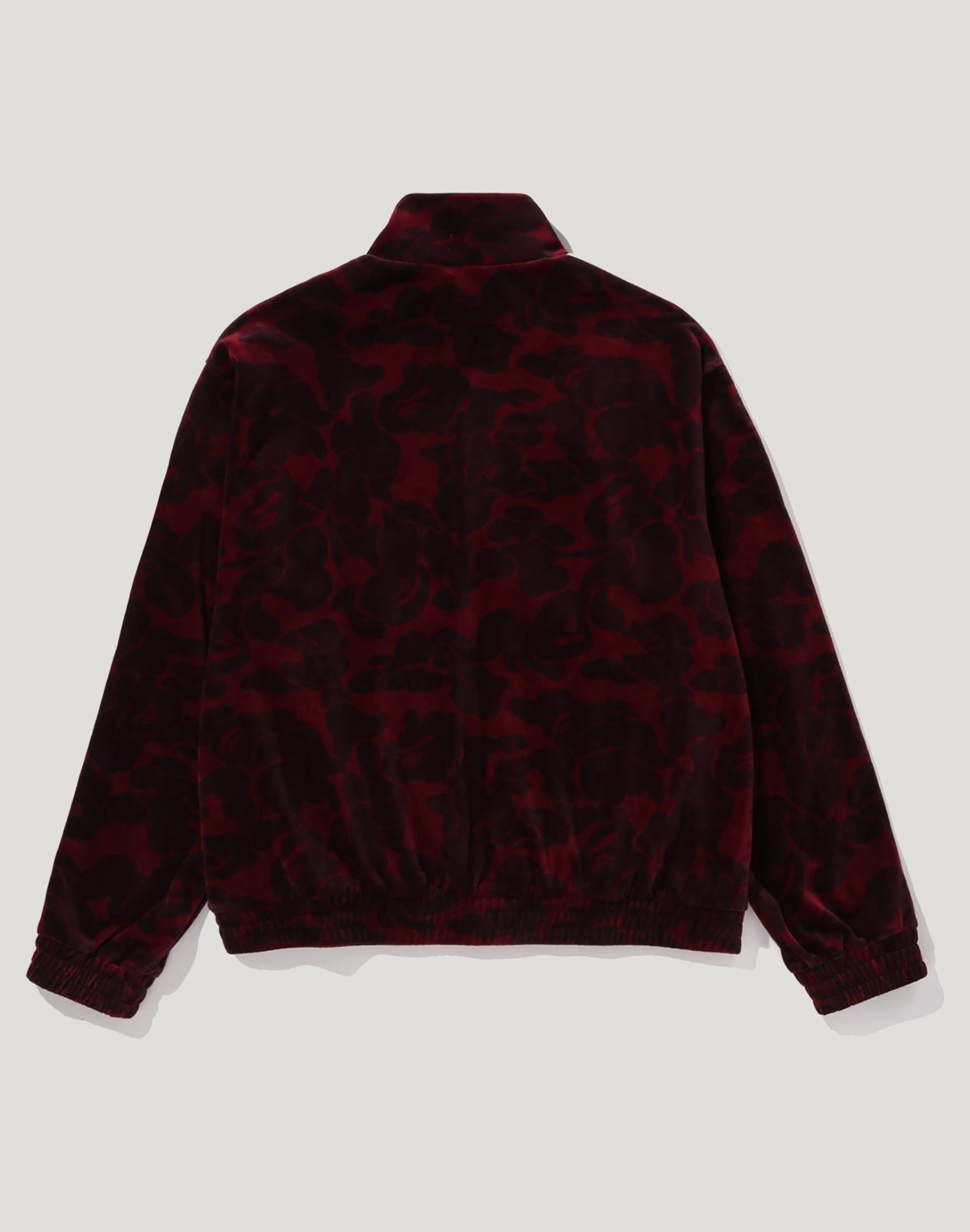 SOLID CAMO VELOUR METAL ONE POINT RELAXED FIT TRACK JACKET MENS