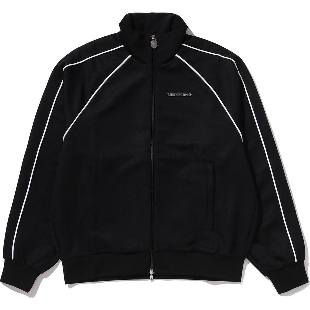 LINE CAMO JACQUARD METAL LOGO RELAXED FIT TRACK JACKET MENS