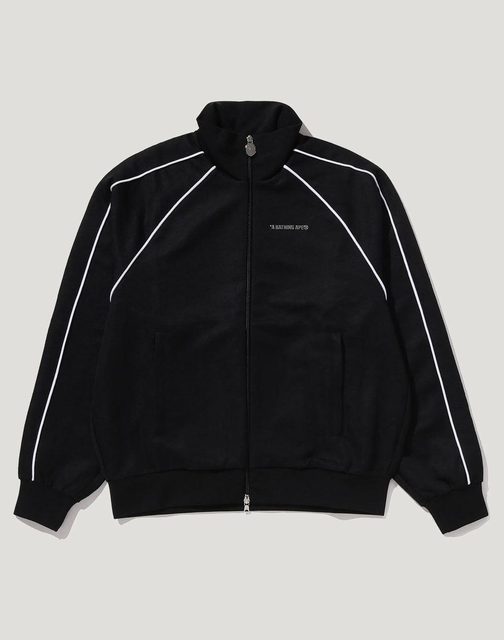 LINE CAMO JACQUARD METAL LOGO RELAXED FIT TRACK JACKET MENS