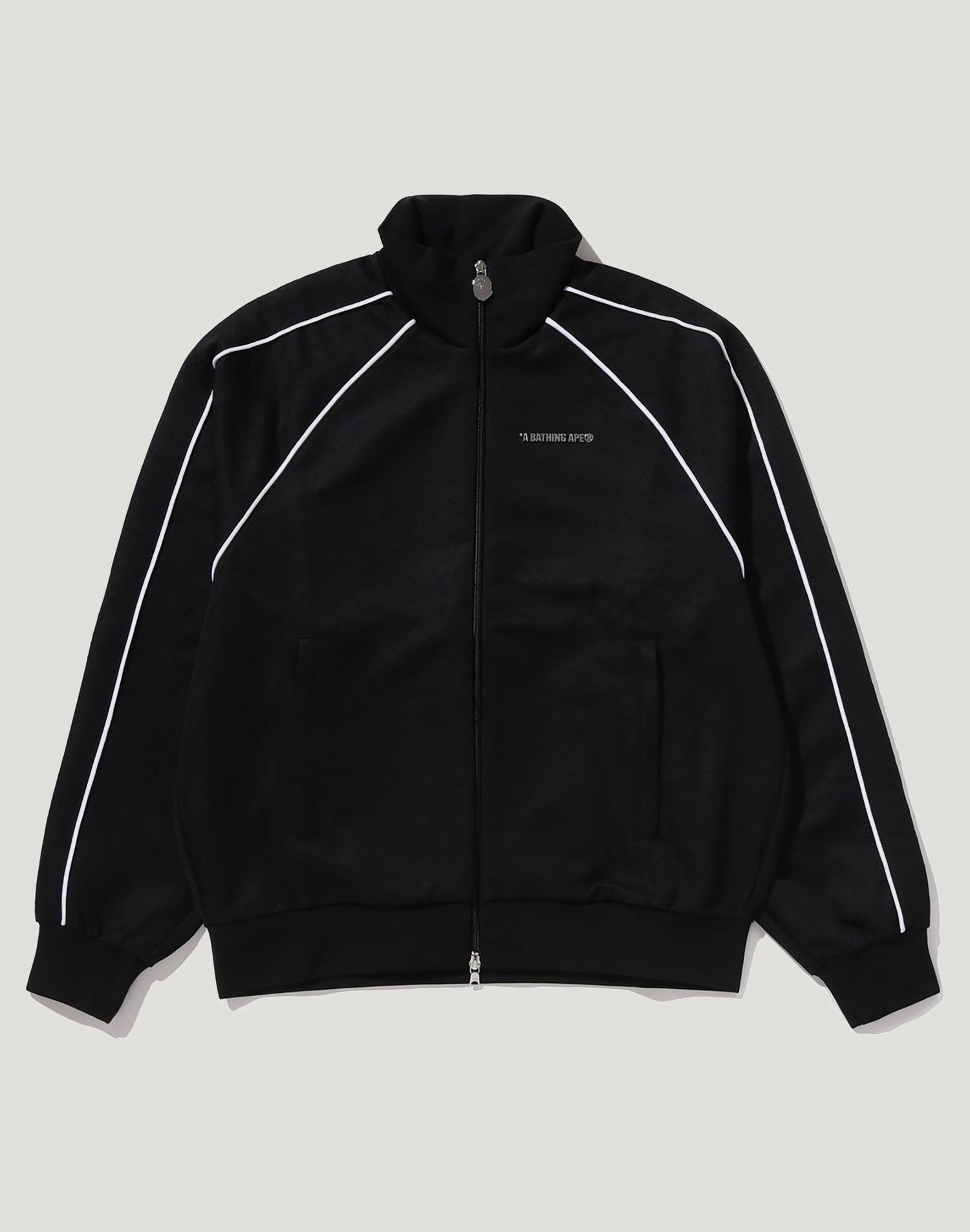 LINE CAMO JACQUARD METAL LOGO RELAXED FIT TRACK JACKET MENS