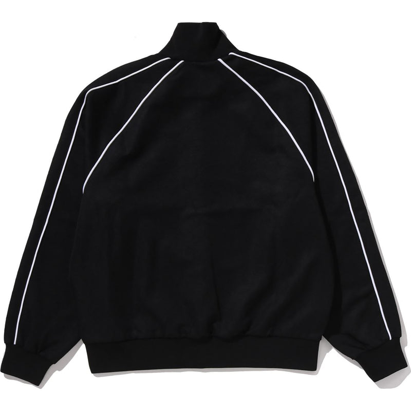 LINE CAMO JACQUARD METAL LOGO RELAXED FIT TRACK JACKET MENS