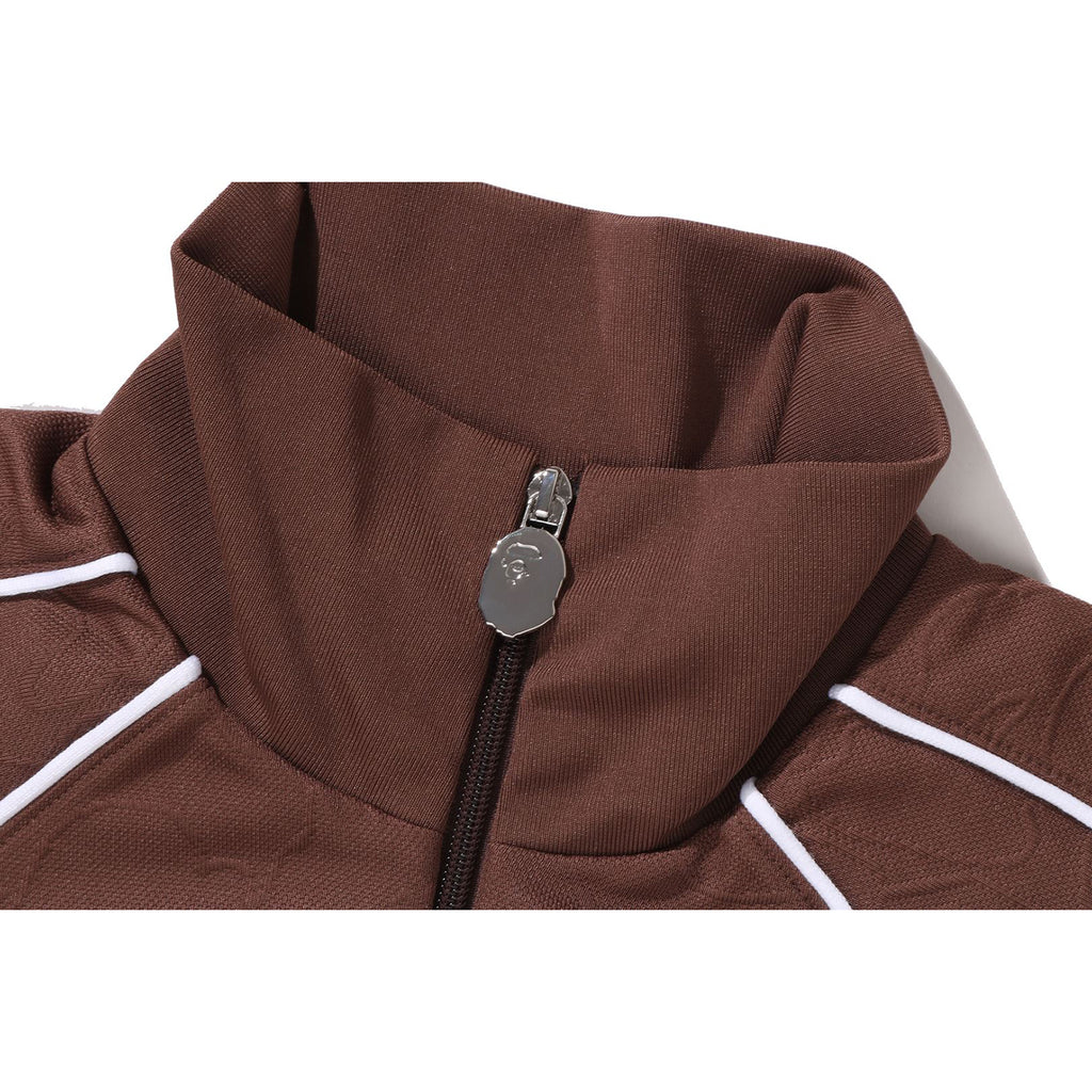 LINE CAMO JACQUARD METAL LOGO RELAXED FIT TRACK JACKET MENS