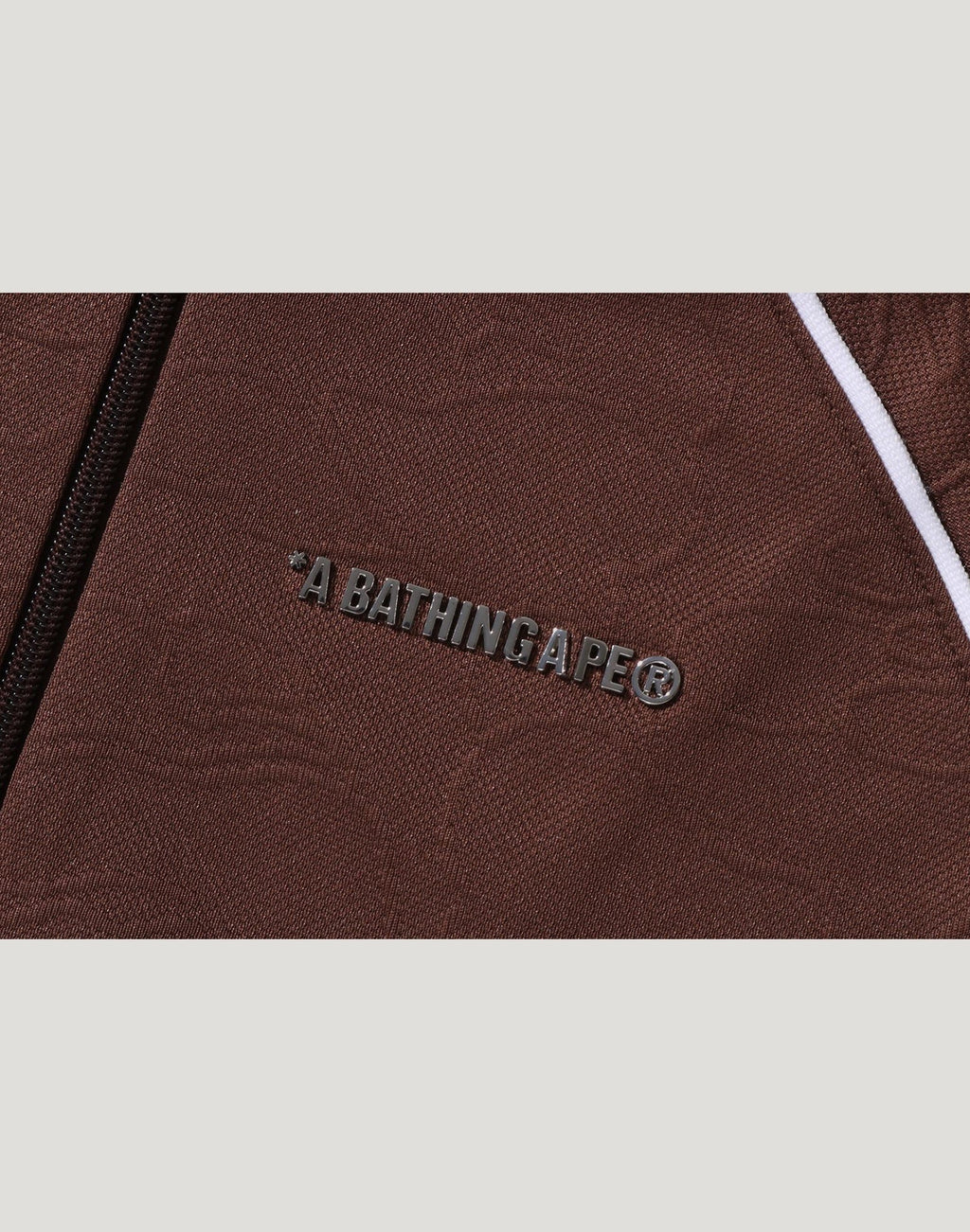 LINE CAMO JACQUARD METAL LOGO RELAXED FIT TRACK JACKET MENS