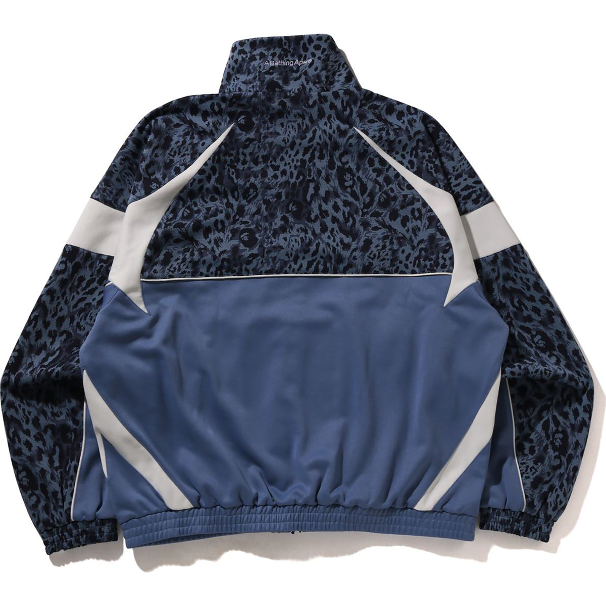 WILD LEOPARD PATTERN RELAXED FIT TRACK JACKET MENS