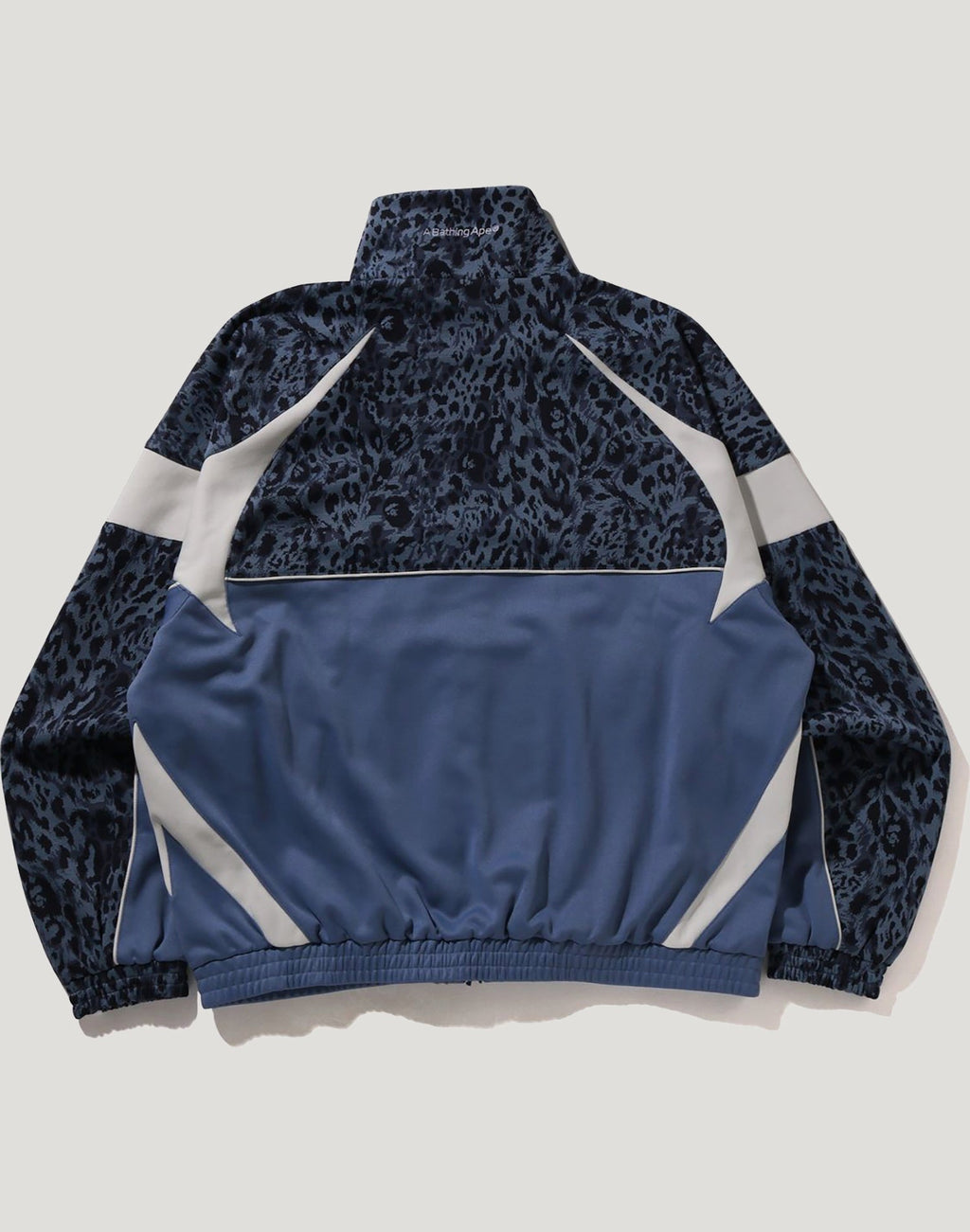 WILD LEOPARD PATTERN RELAXED FIT TRACK JACKET MENS