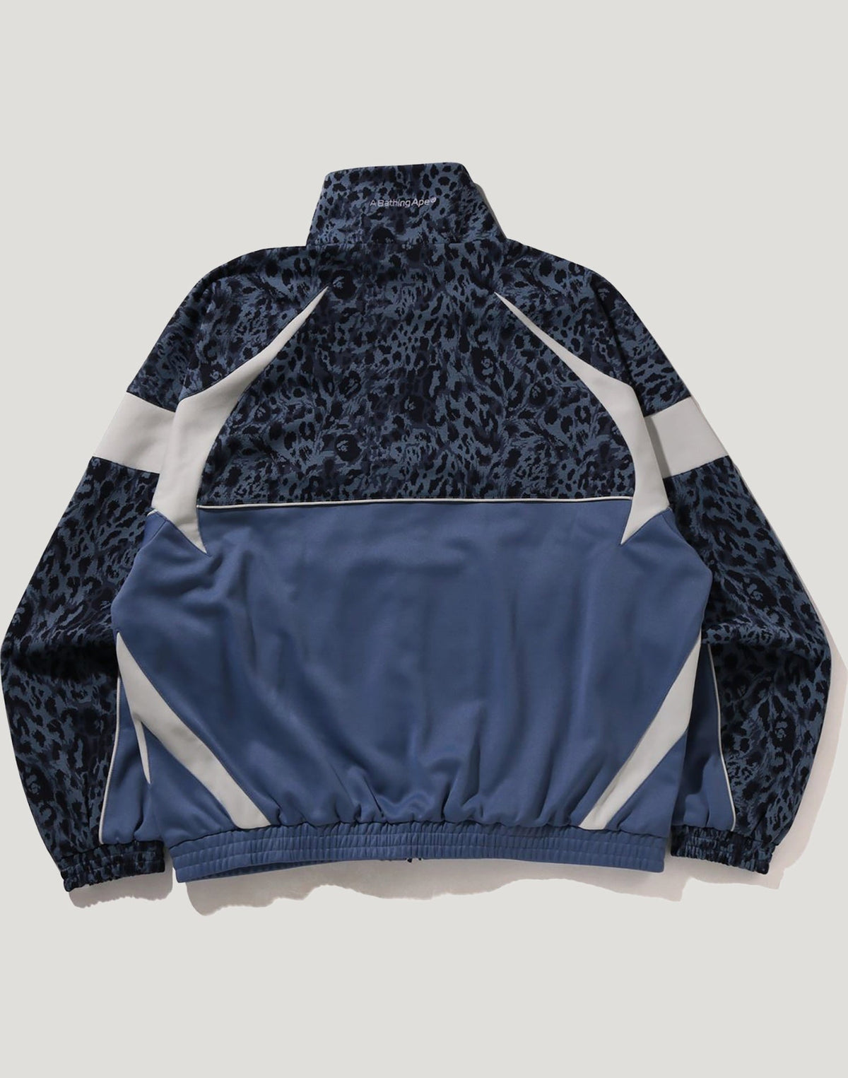 WILD LEOPARD PATTERN RELAXED FIT TRACK JACKET MENS