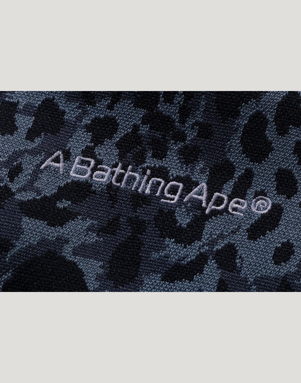 WILD LEOPARD PATTERN RELAXED FIT TRACK JACKET MENS