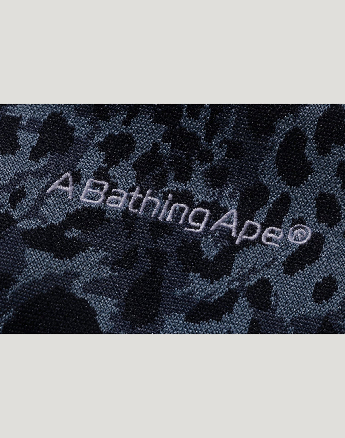 WILD LEOPARD PATTERN RELAXED FIT TRACK JACKET MENS