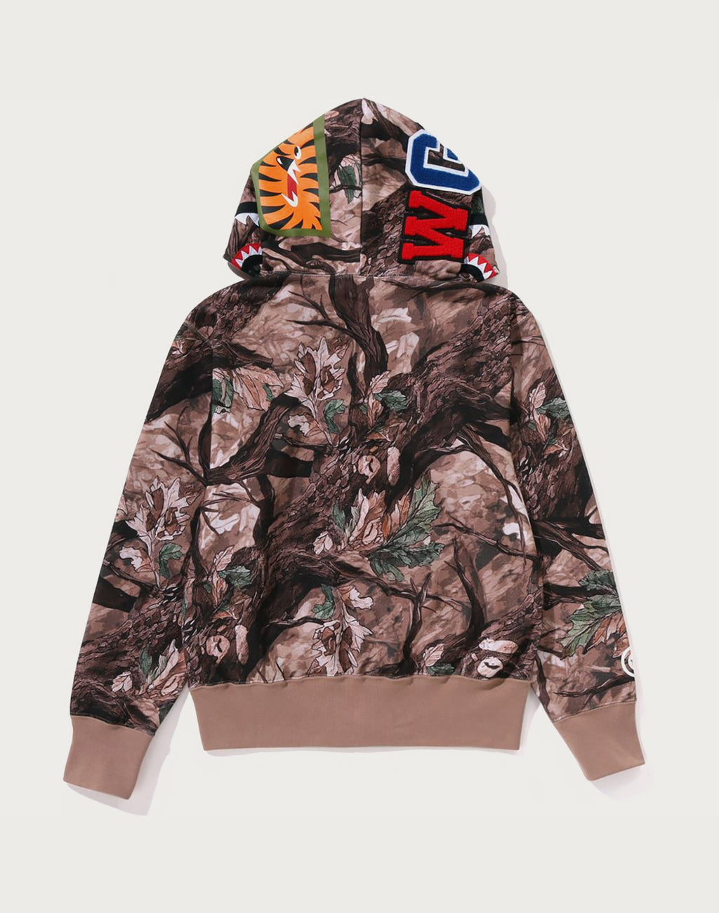 TREE EDGE CAMO SHARK FULL ZIP HOODIE LADIES