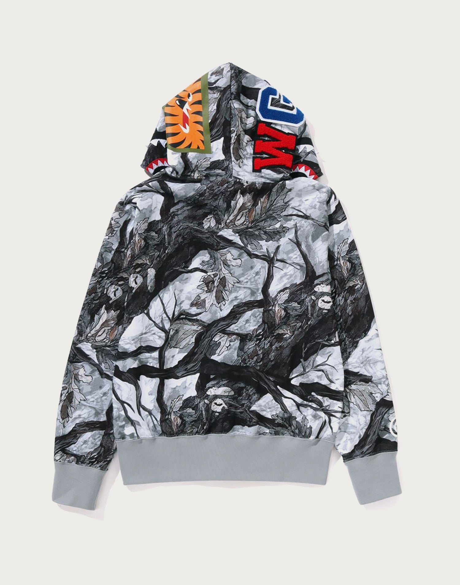 TREE EDGE CAMO SHARK FULL ZIP HOODIE LADIES