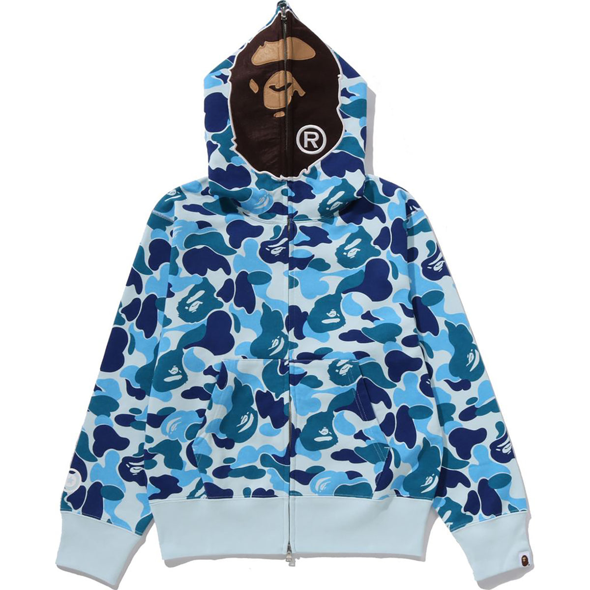ABC CAMO 2ND APE FULL ZIP HOODIE LADIES