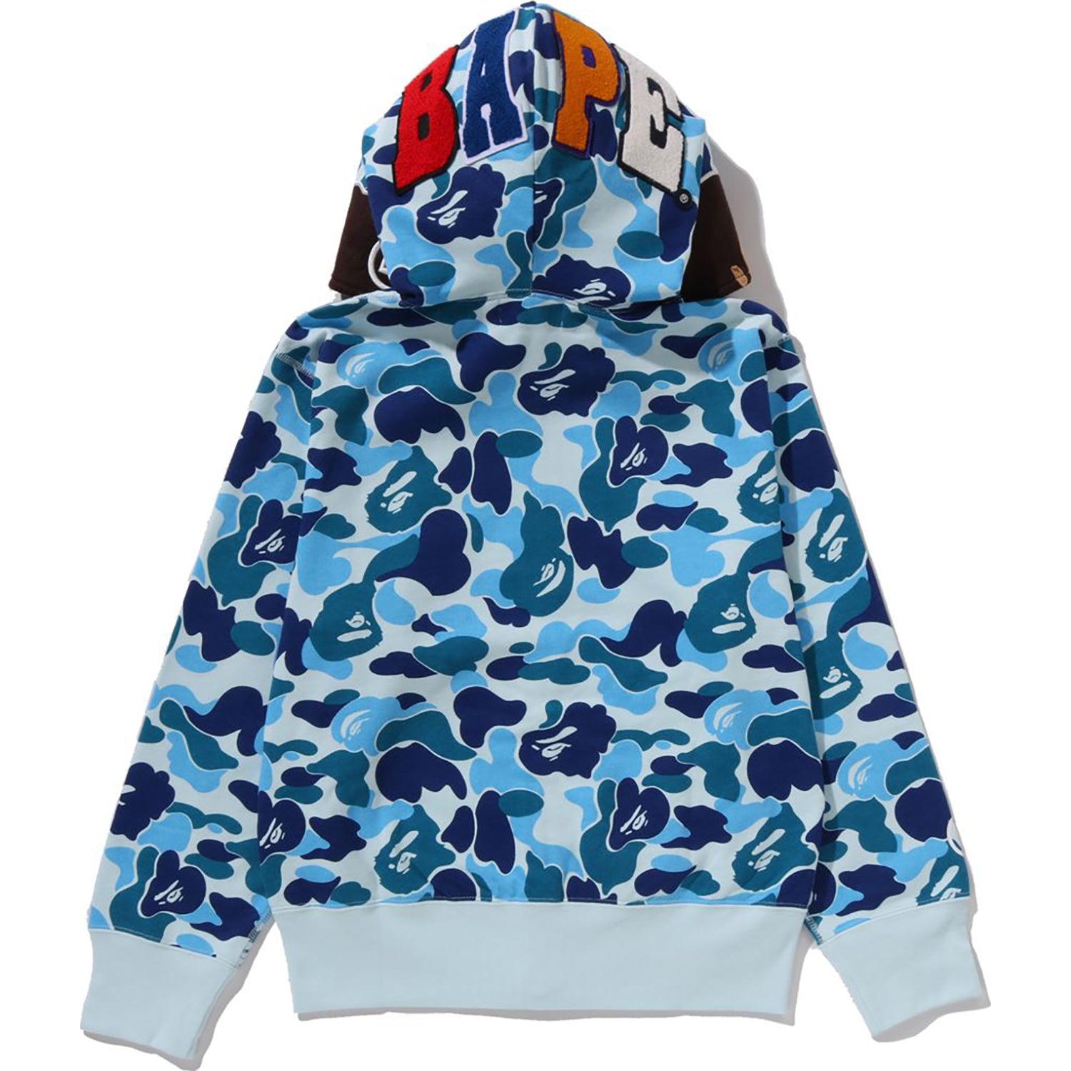 BAPE Womens ABC CAMO 2ND APE Full Zip Hoodie Fleece Patch, 2025