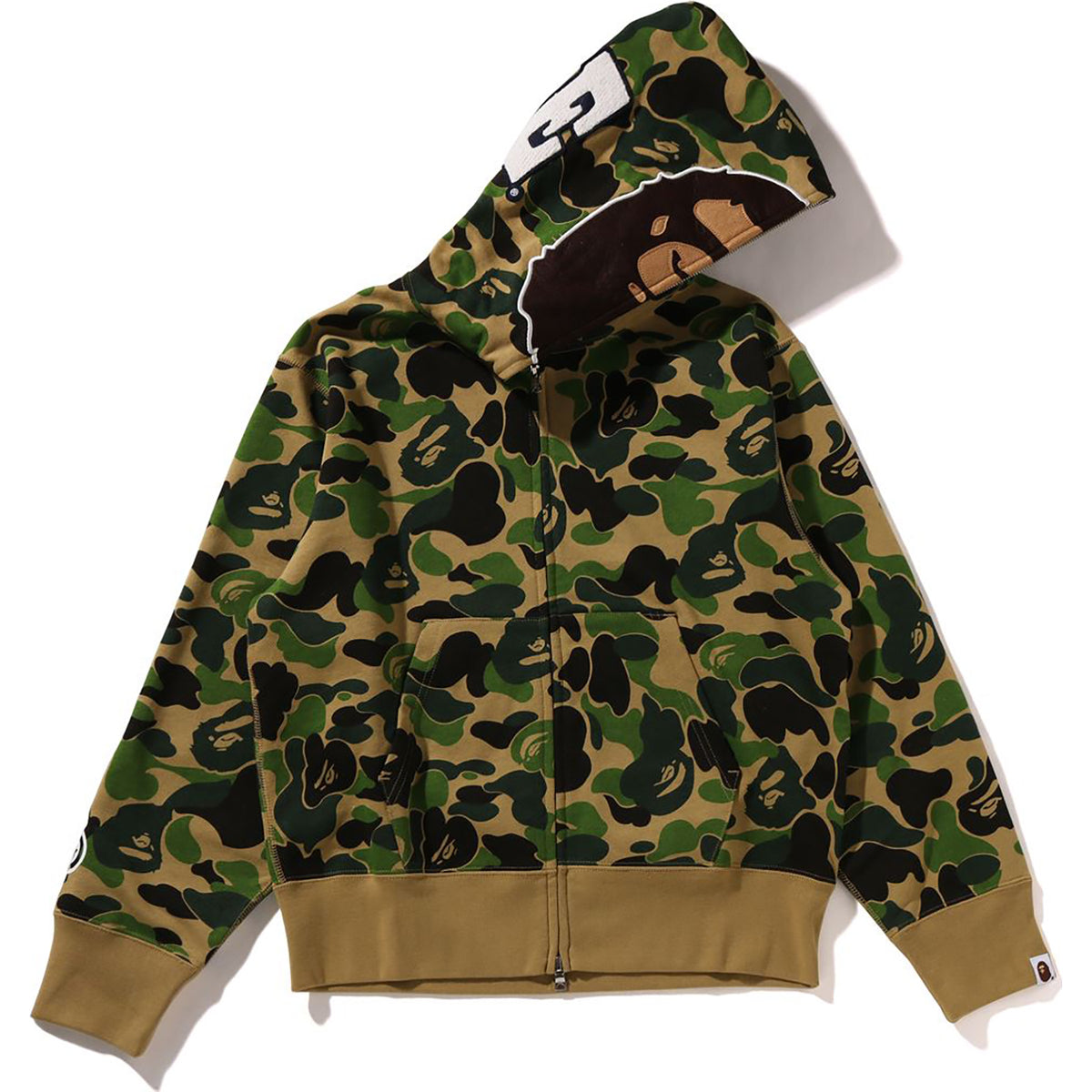 ABC CAMO 2ND APE FULL ZIP HOODIE LADIES