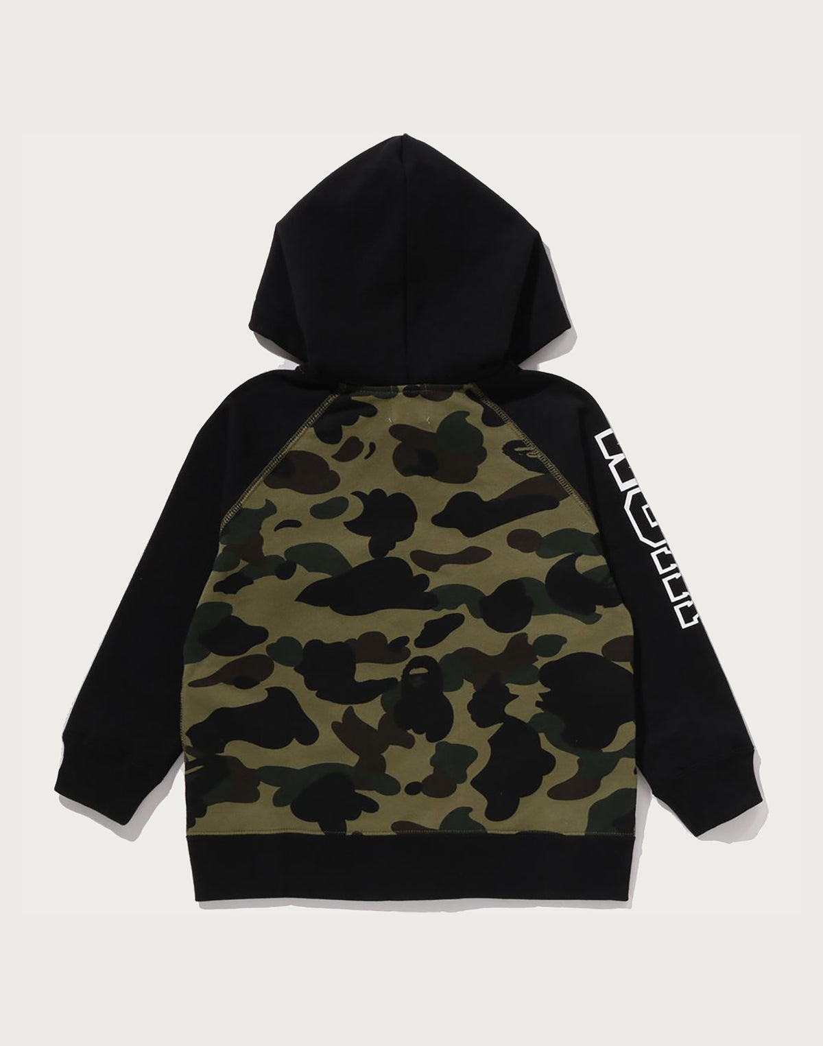 1ST CAMO SHARK PATCH ZIP HOODIE KIDS