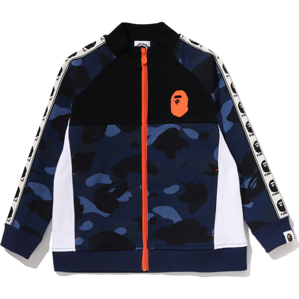 COLOR CAMO BAPE TAPE TRACK JACKET KIDS