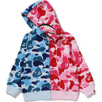 ABC CAMO MULTI SHARK ZIP HOODIE KIDS