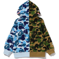 ABC CAMO MULTI SHARK ZIP HOODIE KIDS