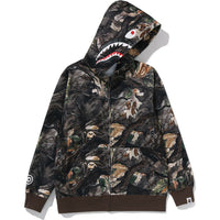 TREE EDGE CAMO SHARK ZIP HOODIE JR KIDS