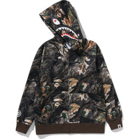 TREE EDGE CAMO SHARK ZIP HOODIE JR KIDS