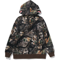 TREE EDGE CAMO SHARK ZIP HOODIE JR KIDS