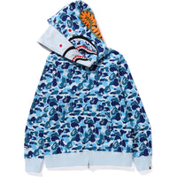 ABC CAMO DOUBLE SHARK FULL ZIP HOODIE M