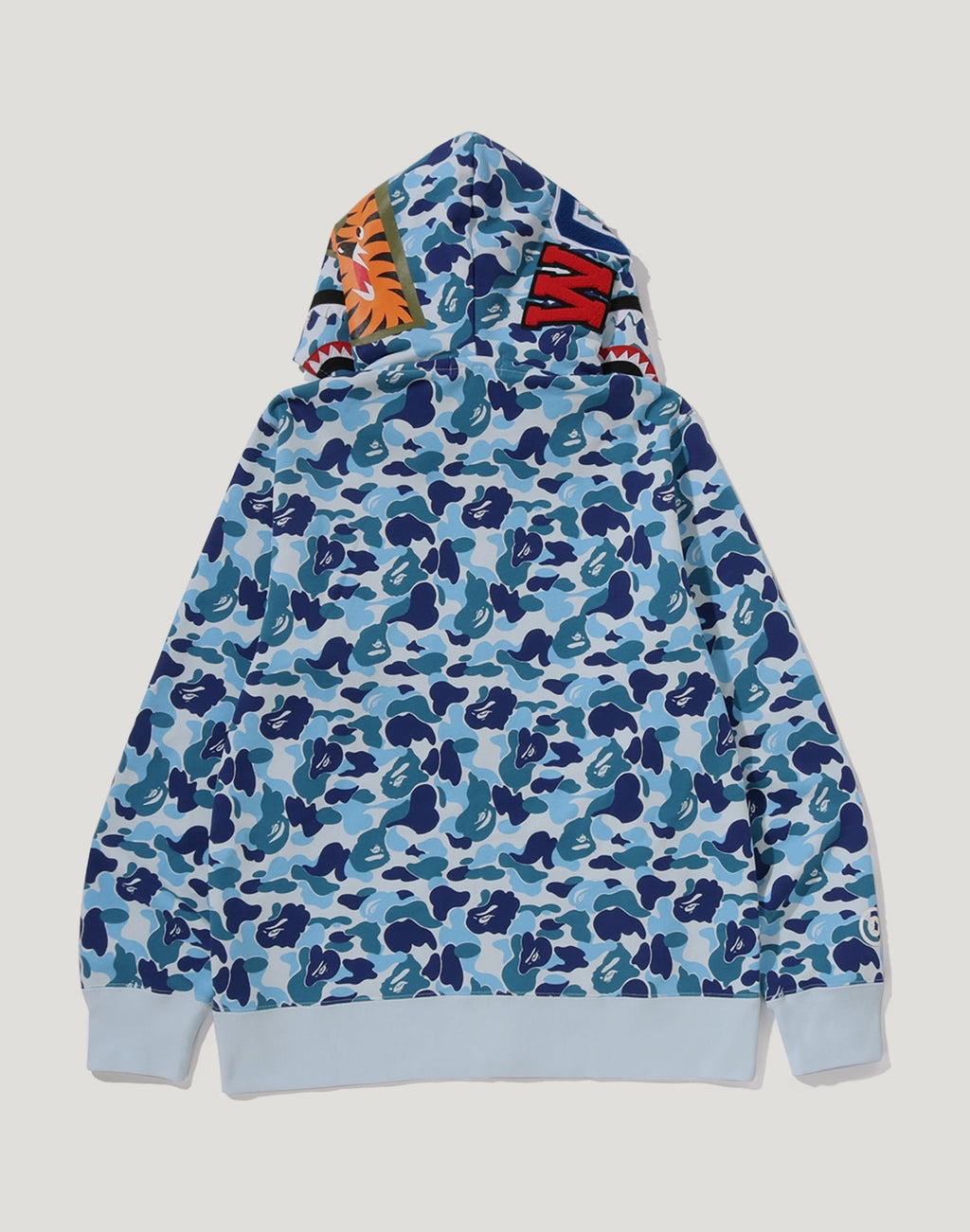 ABC CAMO DOUBLE SHARK FULL ZIP HOODIE M